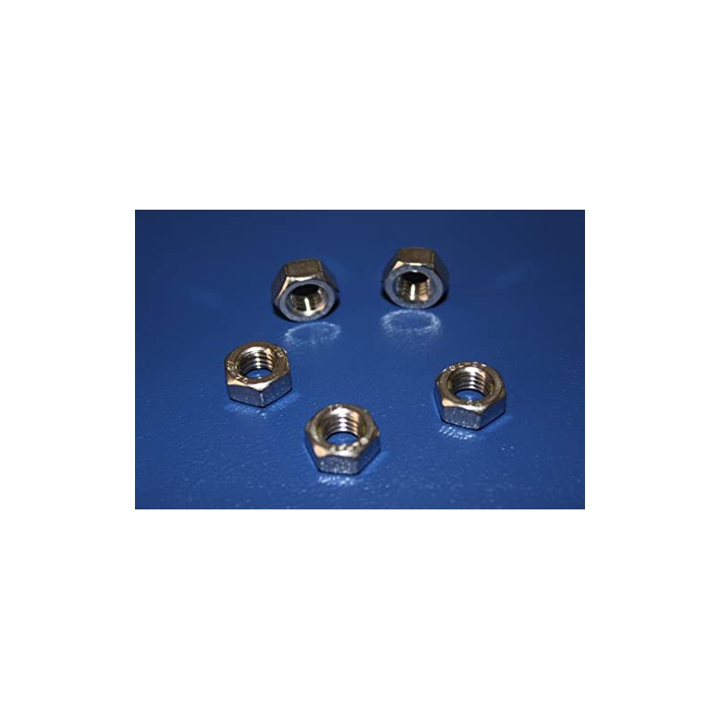 Pack of 100 M6 Hex Nuts DIN 934 - A2