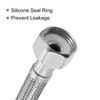 uxcell 24 Inch Long Faucet Supply Line Connector, 2pcs G1/2