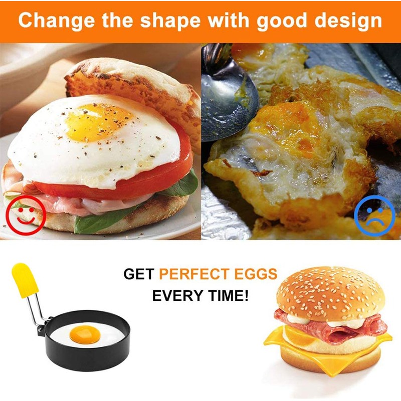 Egg Ring for Frying Eggs and English Muffin - Round