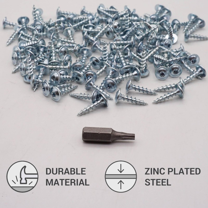 SKIR'CO (Pack of 300) Galvanised Steel 3.5 x 16mm Wood