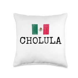 Cholula Mexico Mexican Adventure Travel Women Men City Throw Pillow