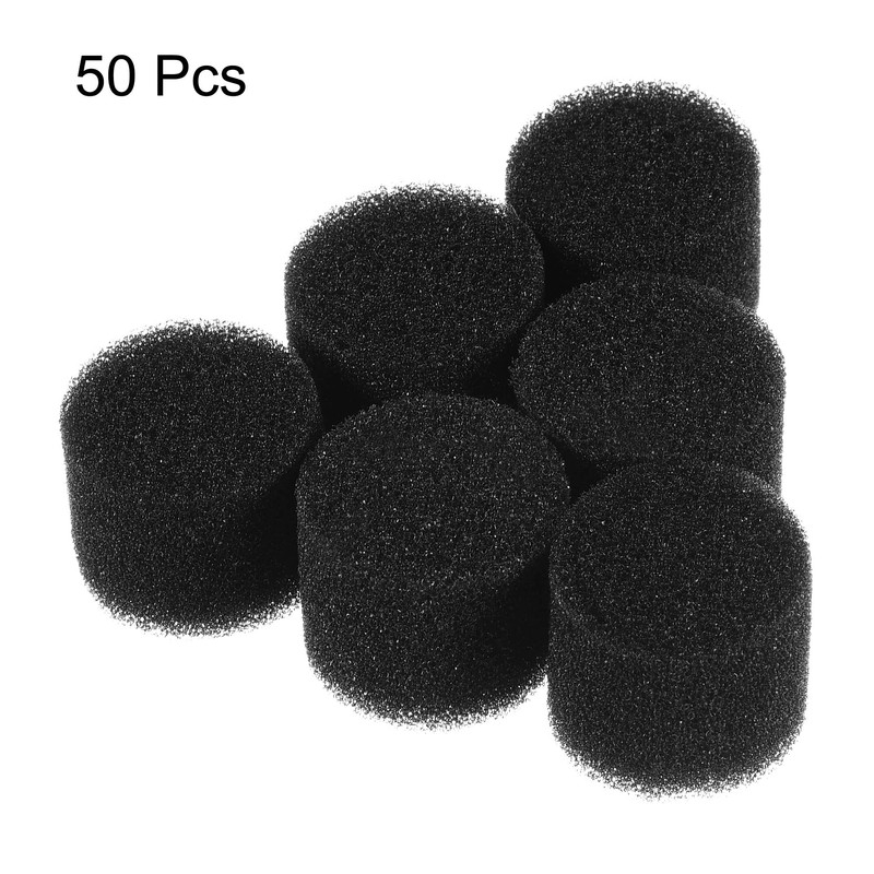 sourcing map 50pcs Hydroponic Sponges, 1" Growing Media Cylindrical Sponges