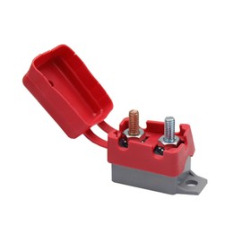 40A DC 12V - 24V- 48V Automatic Reset Circuit Breaker with Cover Stud Bolt for for Battery Chargers, Trucks, Buses, Electric Cars, Car Engines and More