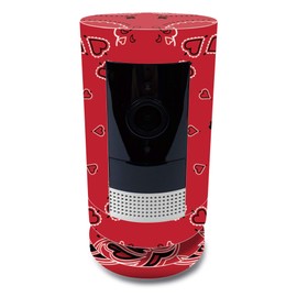 MightySkins Skin for Ring Stick Up Cam Battery - Bandana | Protective, Durable, and Unique Vinyl Decal wrap Cover | Easy to Apply, Remove, and Change Styles | Made in The USA