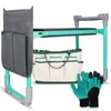 WEILISEN Garden Kneeler and Seat 2-in-1 Foldable Bench, with Storage