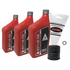 Honda Cyclemax 2013-2021 Genuine Honda CBR500R Full Synthetic OEM Oil Change Kit