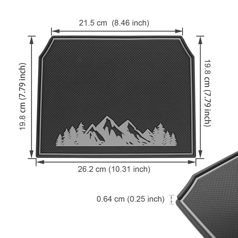MOCHENT Dash Mat for Subaru Crosstrek Accessories 2012-2017, Forester 2014-2018,