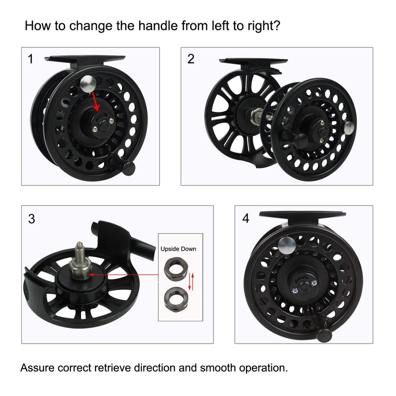 Aventik Z Fly Reel Center Drag System Classic Iii Graphite