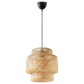IKEA 703.150.30 Sinnerlig Pendant Lamp, Bamboo