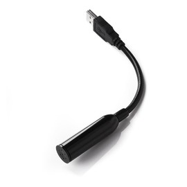 FUNOMOCYA Mini USB Recording Microphone Portable USB Mic for Pc Laptop and Desktop High Sensitivity Flexible Positioning for Online Chatting Gaming and Video Conferencing Black