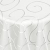 Damask Tablecloth with Curl/Circle Design, Choice of Sizes and Colours,