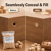 200 Pcs Wood Plugs, 4 Sizes (3/16", 5/16", 3/8", 1/2")