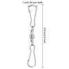 KUUQA 12 Pack Spinning Dual Clip Swivel Hooks for Wind