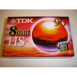 TDK 8mm P5 90 HS  Blank Tape PAL/SECAM (1 x 90min. Tape)
