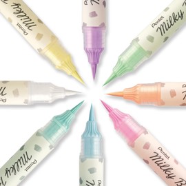Pentel Milky Brush Pen - Pastel Green
