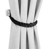 Curtain Rope Tiebacks, Boho Style Curtains Tied Backs Hand-Woven Knitted