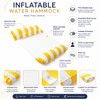 Inflatable Water Hammock Float for Adults – Foldable PVC Lounge