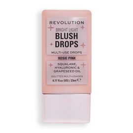 Revolution Beauty London Revolution, Gotas Para Rubor Bright Light, Con Infusión De Ácido Hialurónico, Acabado Radiante, Pink Rosie, 0,77 Onzas Líquidas. Rosie Rosa 0,77 Onzas Líquidas (Paquete De 1)