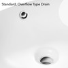 Miligoré 23" x 15" Oval White Ceramic Vessel Sink -