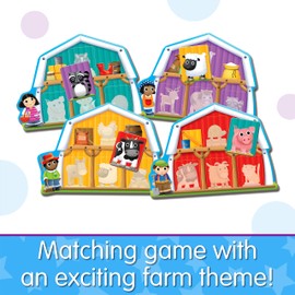 Learning Journey International My First Play It - Animal Match - 4 Playing Boards and 16 Matching Game Pieces, Multicolor (138656)