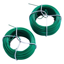 Amtech U4200 2 piece 50m plastic coated garden wire set