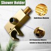 Bathroom Gold Handheld Shower Wand, Hand Brass Shower Head with