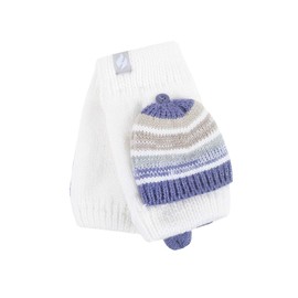 HEAT HOLDERS Ladies Converter Heatweaver Thermal Winter Warm Mitt Mitten Gloves (Cream/Dusted Lilac - Bronte)