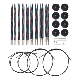 KNIT PICKS Options Foursquare Majestic Interchangeable Circular Needle Set - 12cm (5")