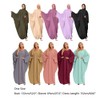 Muslim Abayas for Women One Piece Long Sleeve Islamic Prayer