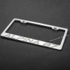 PS-AUTO Mirror Polished Stainless Steel Laser Engraved License Plate Frame