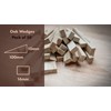 Oak Wedges - Pack of 50-16mm x 10mm x100mm -