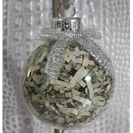 Unbranded  LUCKY MONEYBALL ORNAMENT 50mm - WEDDING-BIRTHD