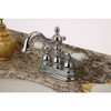 Kingston Brass KB1601PL Heritage 4-Inch Centerset Lavatory Faucet with Porcelain