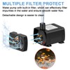 Solar Fountain Pump 12W Solar Water Fountain with 3 Spray