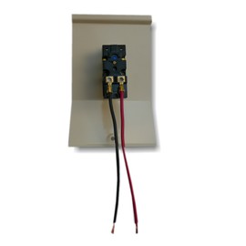 KING BKT1A K/CB Series Built-In Thermostat Kit, Single Pole, Almond