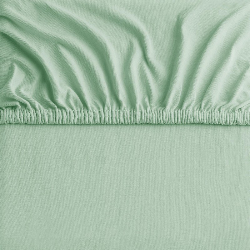 DecoKing Fitted Sheet Super King Cotton Jersey Boxspring, Amber Collection,