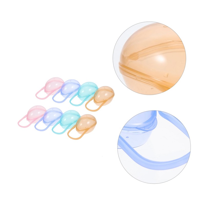 Totority 2sets Stylish Pacifier Storage Container Case for Parents Durable