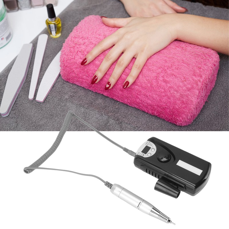 LCD Nail Drill Machine Home Salon Portable Electric Nail File