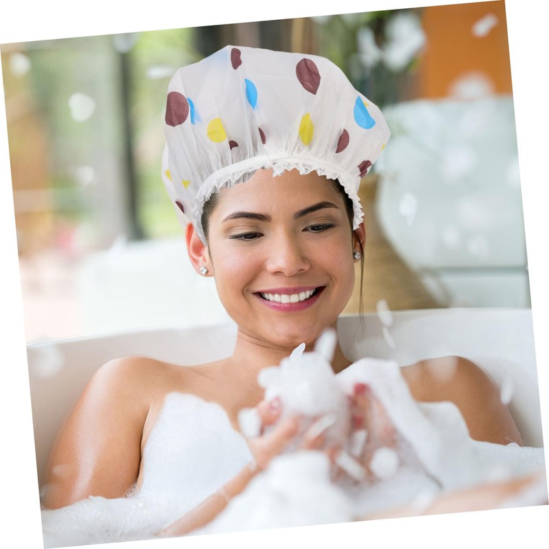 WOONEKY 6-pack Baby Boys and Girls Shower Cap Thickened Bathing