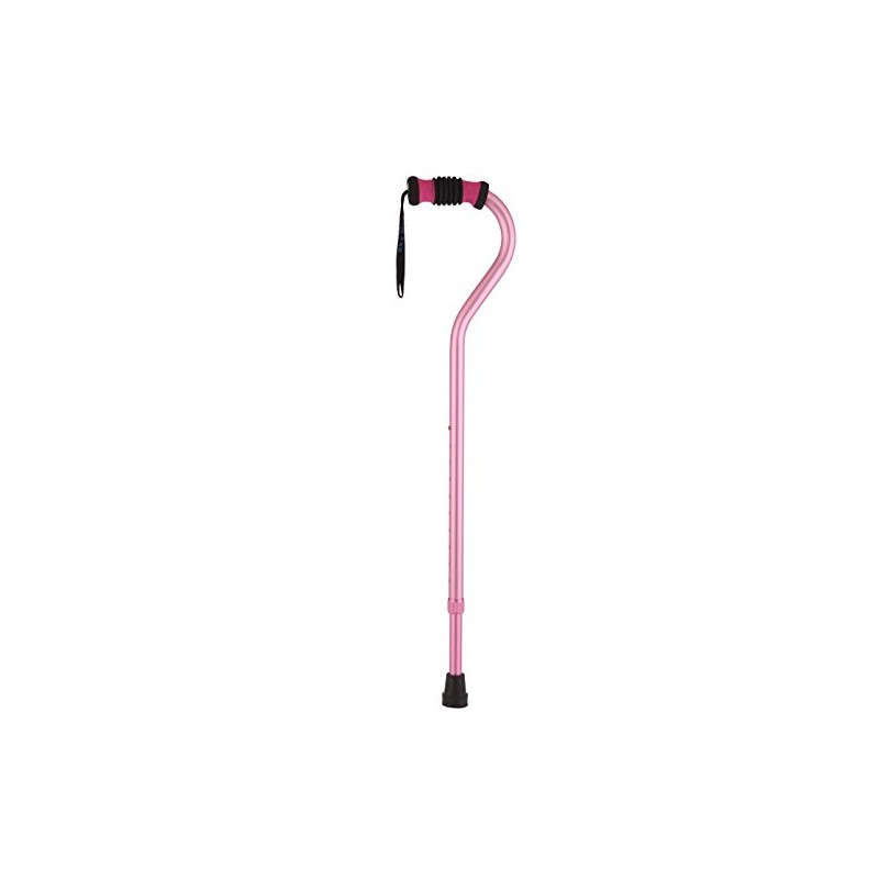 SkyMed Fashionable Offset Walking Cane Color: Pink