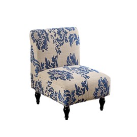 BSYMDH Armless Accent Chair Cover - Printed Soft Slipcover for Slipper Chair - Hotel Living Dining Room,03