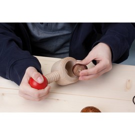 Pebaro SetKast3 Chestnut Drill Bit Set with Holder, 2 Chestnut Drills, 2 mm and 3 mm Nail Drills, Easy to Drill Holes in Chestnuts, Children’s Crafts, Play Well, Including 190 Toothpicks