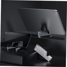 jojofuny Aluminum Alloy Folding Phone Stand Desktop Holder for Tablets Smartphones Portable Lightweight for Home Office Kitchen and Outdoor Use
