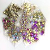 Heyiwell 50PC Mix Shape Sew On Crystal Rhinestone Flatback Gold