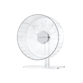 BUCATSTATE Hamster Exercise Wheel 8.2", Upgraded Super-Silent Spinner Hamster Running Wheels with Adjustable Base & Rust-roof Bearing for Dwarf Syrian Hamster Gerbils Rats