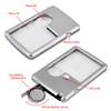 TRIXES 3X 6X High Quality Illuminated Double Magnifying Glass Pocket
