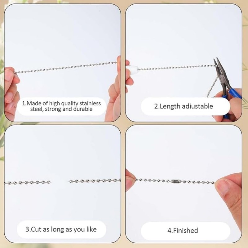 2PCS Ceiling Fan Pull Chain, 13 Inch Pull Chain Light