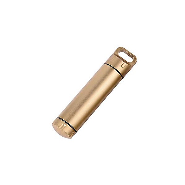 Survival Capsule Waterproof Sealing Bottle Aluminum EDC Container Tank Survival