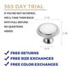 Ravinte 30 Pack Brushed Nickel Kitchen Cabinet Knobs 1-1/4 Inch