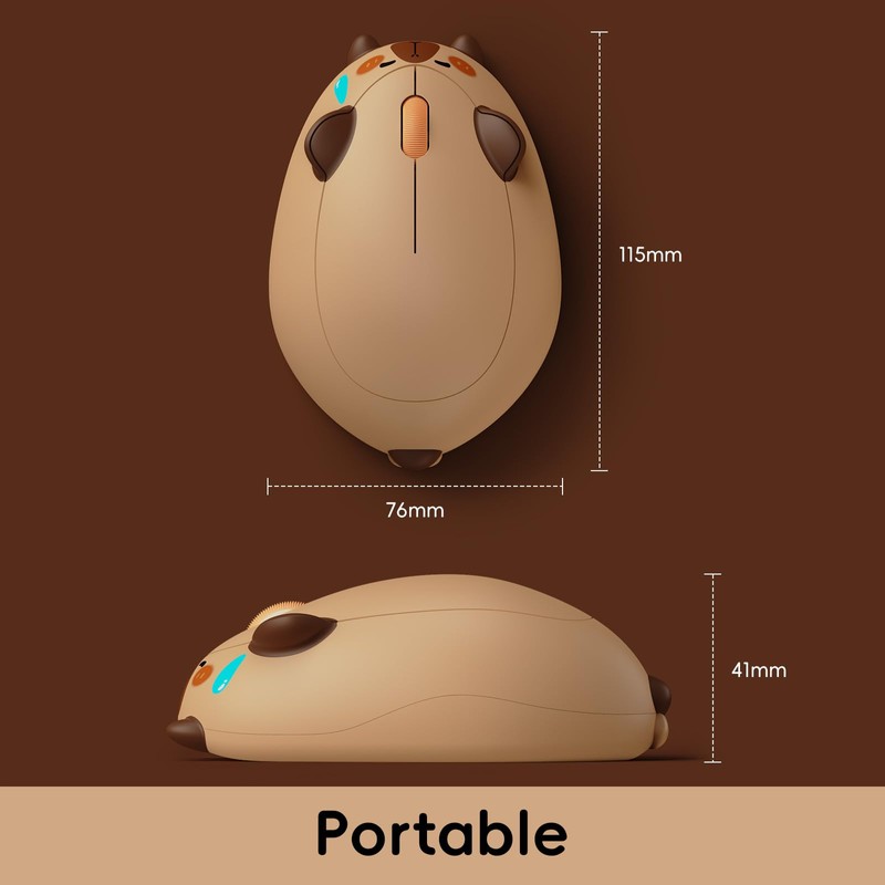 Akko Computer Mouse, Quiet Click Cute Cat Mouse 2.4GHz with